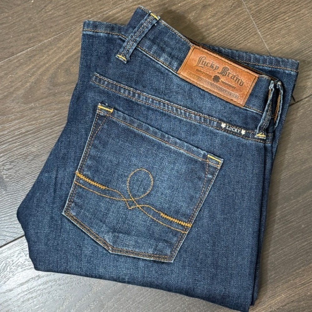 Lucky Brand Jeans Sofia Boot Dark Wash Bootcut 8 29 x 32" Inseam Mid‎ Rise